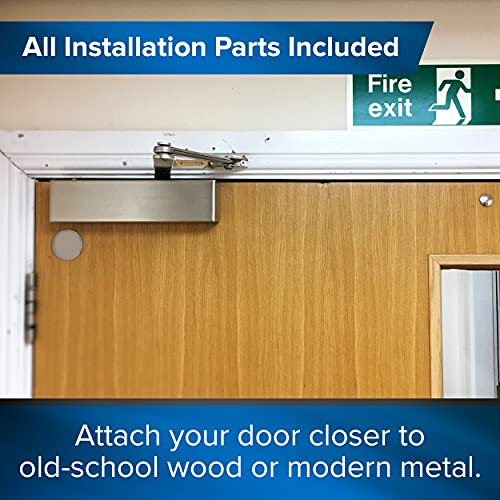 Door Closer Commercial Storefront Doorway Duronotic Bronze Finish 6