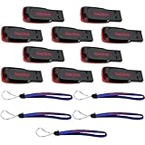 SanDisk Cruzer Blade 16GB (10 pack) USB 2.0 Flash Drive Jump Drive Pen Drive SDCZ50-016G - Ten Pack w/ (5) Everything But Stromboli (TM) Lanyards