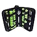 MasterTEC Compact Socket Set with Ratchet & Lime Green Zippered Case, 55 Piece