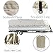 PYLE Boat Cover, Boat, Boat Covers, Heavy Duty Trailerable Waterproof Marine Grade Polyester, Fits Pontoon/Deck Boats 21-24 ft, Beam Width up to 94