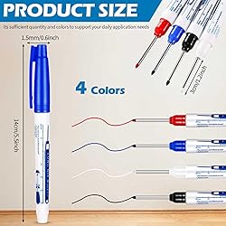 4 Pcs Deep Reach Markers Long Nose Marker