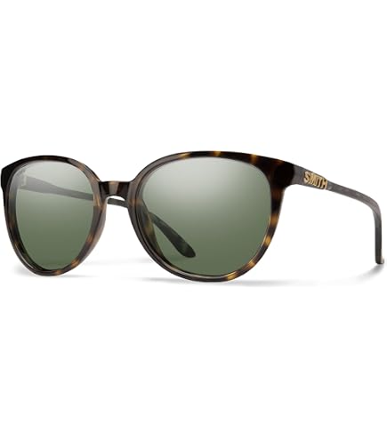 Lunettes De Soleil Smith Optics Cavalier Cateye - Violet Cristal/vert, 55 Mm, Polarisées