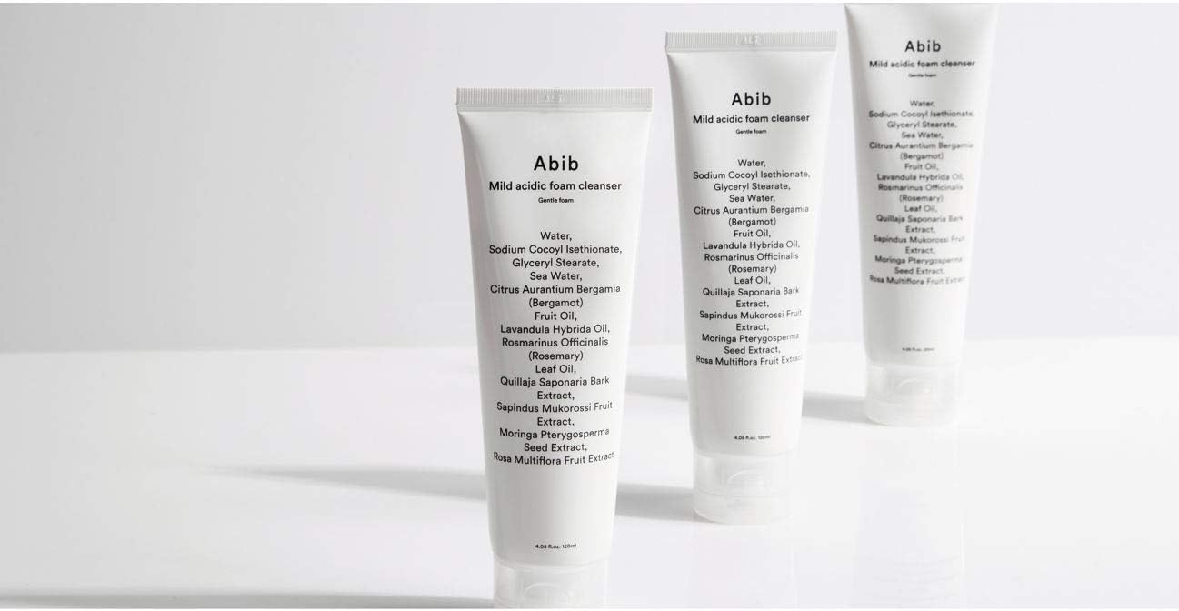 abib mild acidic foam cleanser