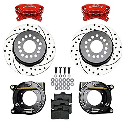 Wilwood Hat Parking Brake - 12 X 8.75 Inch BP Size, Drum Brake Kit For Custom Builds & Performance Applications