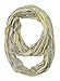corciova Silk Cotton Solid Color Light Weight Wrinkled Infinity Loop Scarf