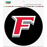 Fairfield University Secondary Logo Automotive Car Refrigerator Locker Vinyl Circle Magnet