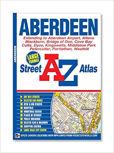 A Z A4 Large Print Aberdeen Street Atlas Paperback Street Map
