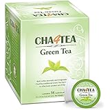 Cha4TEA 36 Keurig K-Cup Green Tea Pack K Cups