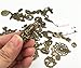 100g Mixed Charms Pendants Assorted DIY Antique Bronze Charms Pendant for Crafting Bracelet Necklace Jewelry Findings Jewelry Making Accessory (Bronze)