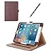 ProCase for iPad Pro 9.7 Case 2016 (Old Model), PU Leather Stand Folio Cover for iPad Pro 9.7 Inch (A1673/A1674/A1675) with 3 Viewing Angles & Pencil Holder & Document Card Pocket -Brown