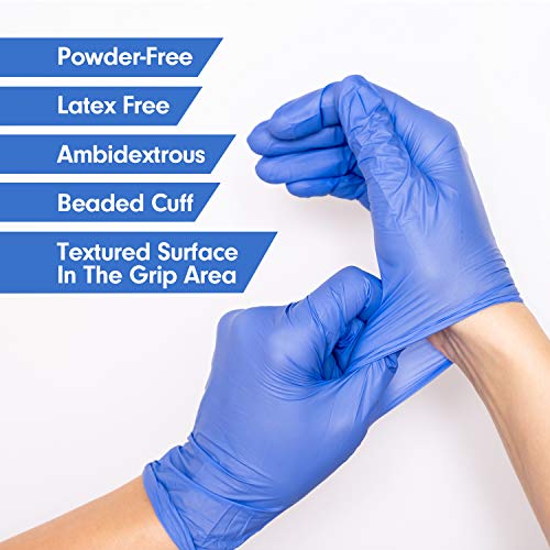 Nitrile Gloves 100Count disposable (Large) Pricepulse