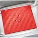mDesign Silicone Kitchen Sink Protector Mat and Divider - Set of 2, Red