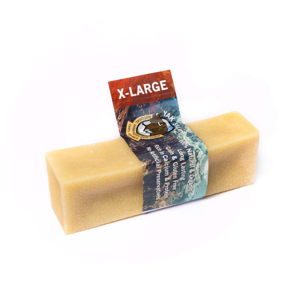 Yak Snack - X Large Natural Dog Treats. Long Lasting Chews For Dogs With No Artificial Preservatives. Yak Milk Chews Low In Fat, High In Protein And Calcium. Grain And Gluten Free (Pack Of 1)