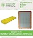 Replacement for Eureka HF2 Filter & Ultra Smart Vac Motor Filter Fits 4870 Series, Compatible With Part # 61111B & 70082, by Think Crucial
