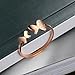 Navifoce Fashion Rose Gold Plated Stainless Steel Finger Band 