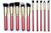 Makeup Brushes, 10 Pics Ubiziki Premium Professional Makeup Brush Set Foundation Eyeshadow Blush Eyeliner Face Powder Brush Make Up Brush Kit with Cosmetic Bag