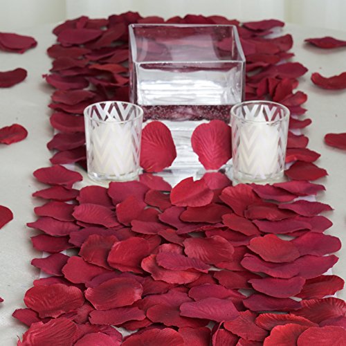 Amazon Com Balsacircle 4000 Burgundy Silk Artificial Rose Petals