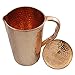 SKAVIJ Pure Copper Pitcher 2 Tumblers Set Hammered Style Water Jug for Ayurveda Health Benefits Capacity 54 oz
