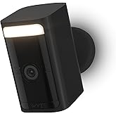 WYZE Wireless Outdoor/Indoor Battery Security Camera, 2.5K HDR Color Night Vision, Integrated Spotlight & Siren, Motion Detection, 2-Way Audio, Alexa & Google Assistant Compatible, Free Expert Support