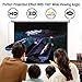 Motorized Projector Screen with Remote Control, ExquizOn Ceiling Wall Portable Projector Screen 100 inch 16:9 1.2 Gain AUTO Electric HD 4K Indoor Outdoor for Family Home Theater and Office