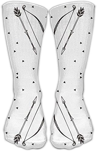 Sock Be Brave Little Guy Bow And Arrow Unisex Outdoor Adult Sport Over-The-Calf Long Tube Stockings Crew Socks 30cm(11.81in) One Size
