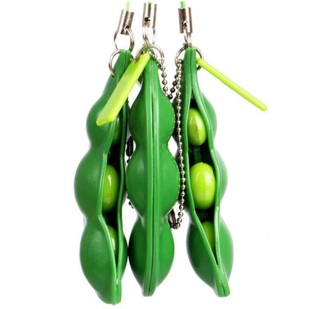 edamame stress relief toy