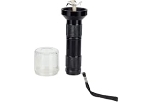 GLOGLOW Nan Powder Muller Grinder, Stainless Steel Electric Mill Grinder, One Button Operation, Perfect for Makeup Artists an