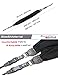 Sugelary Camera Shoulder Neck Strap, Vintage Fabric Satin Scarf Camera Strap for All DSLR Camera Nikon Canon Sony Pentax (Black)