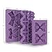 Fondant Bow Mold, Beasea 3pcs Large Bow Silicone Mold Candy Sugar Craft Fondant DIY Gumpaste Cake Decoration Cupcake Decorating Toppers Clay Purple