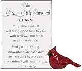 Ganz The Lucky Little Cardinal Charm with Story