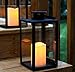 THEA Home Battery Operated LED Flamelss Candles, Artificial Candles Flickering, 2*AA Battery Requirements,Flickering Flameless Candles with 4 HoursTimer.Set of 2 Real Wax LED White Candles