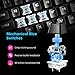 VicTsing Mechanical Gaming Keyboard, Wired Gaming keyboard with Blue Switch, 87 Keys Keyboard for Desktop Computer Attached Key Puller-Black