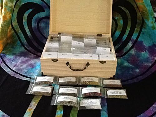 Wholesale Lot Wicca/Hoodoo/Witchcraft Herbs Display Kit Chest