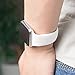 Youther For Apple Watch Bands,Soft Silicone Strap Replacement Wristbands for Apple Watch Sport Series 3 Series 2 Series 1 White 38mm S/M