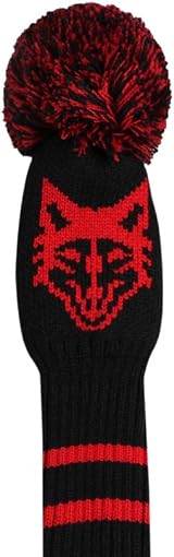 Scott Edward Knit Woods Golf Head Covers Set of 4 Fox Pattern Driver Fairway view 3