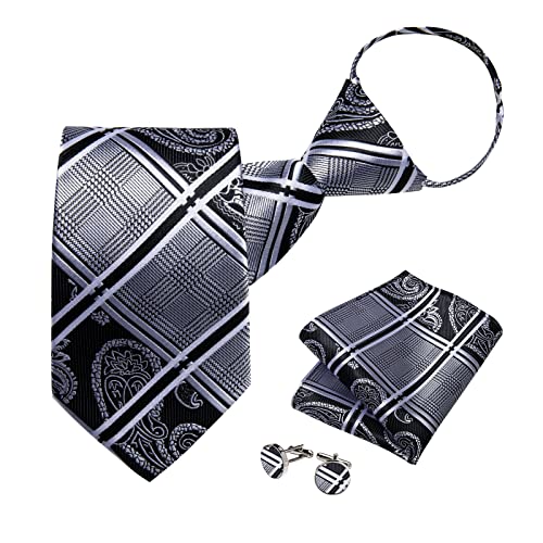 DiBanGu Silk Zipper Ties