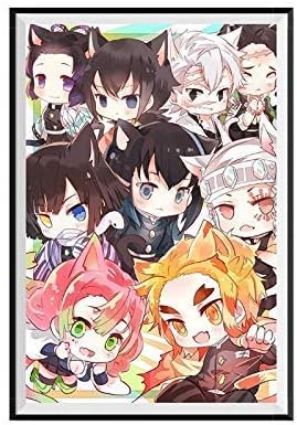 Amazon 5dダイヤモンド塗装番号付けキット 鬼滅の刃 アニメクロスステッチフルダイヤモンドダイヤモンドdiyアートワーク 家の壁の装飾工芸品ギフト絵画禰豆子炭治郎40x60cm 刺しゅうキット 通販