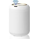 Procade Motion Sensor Trash Can with Lid, 3 Gallon Electric Bathroom Garbage can, Small White Wastebasket Touchless Trash Bin,Automatic Mini Trashcan for Bedroom,Toilet, Office, rv, Living Room