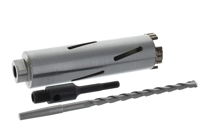 Diamant Bohrkrone SDS-plus Aufnahme und Zentrierbohrer Nutzlänge 180 mm Ø 52 mm Betonbohrkrone Kernbohrer