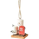 Ganz S'Mores Letters to Santa Christmas Tree Ornament 2.5 Inch Multicolor