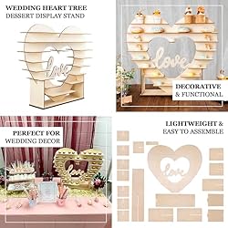 Efavormart 26" Heart Shaped 8-Layer Double Sided