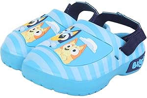 Bluey Boys & Girls Clogs Kids Slip On Beach Water Shoes with Adjustable Strap