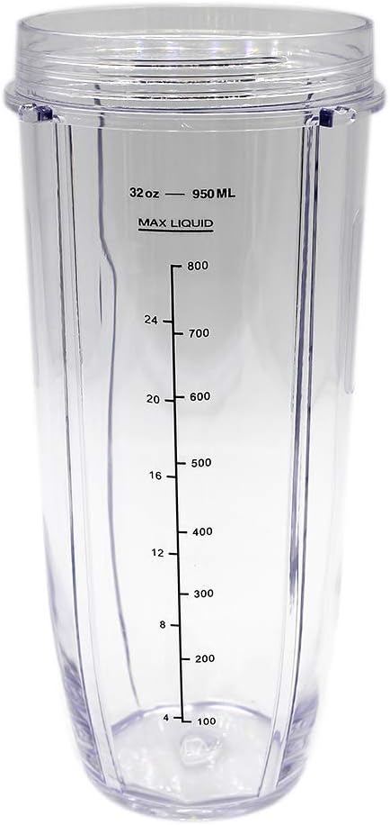 Anbige Replacement Parts Blender Cups,Compatible with Ninja Auto iQ BL480 BL482 BL642 NN102 BL682 BL450 BL2013 Ninja Blender Auto iQ Blade (32oz)