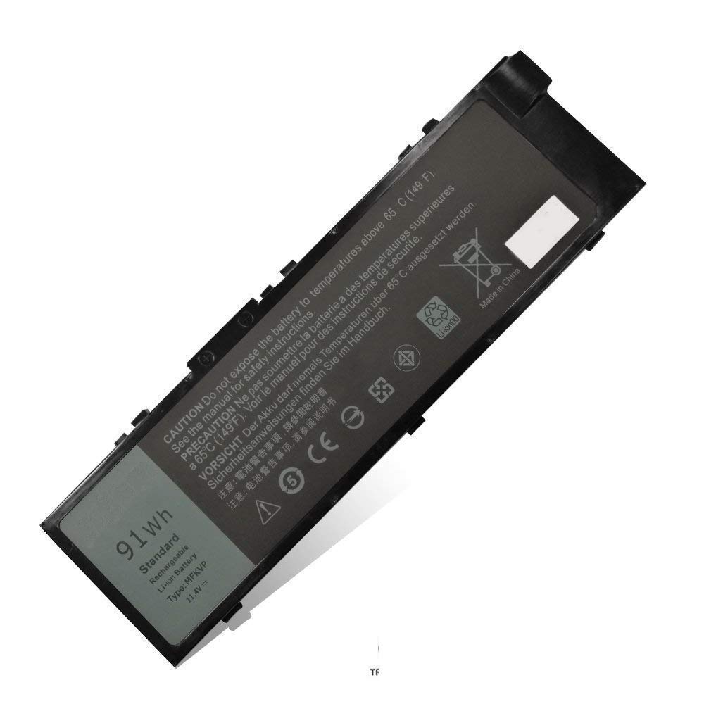 MFKVP 451-BBSF 451-BBSB TWCPG T05W1 GR5D3 0FNY7 1G9VM M28DH Laptop Battery Replacement for Dell Precision 15 7510 7520 M7510 17 7710 7720 M7710 Series (11.4V 91Wh)