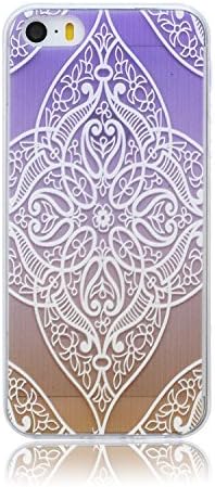 Iphone 5 Case, Borch Fashion Comprehensive Protection Iphone 5 5g Ultra-thin Slim Bumper Case with Soft Flexible TPU Material (T 10)