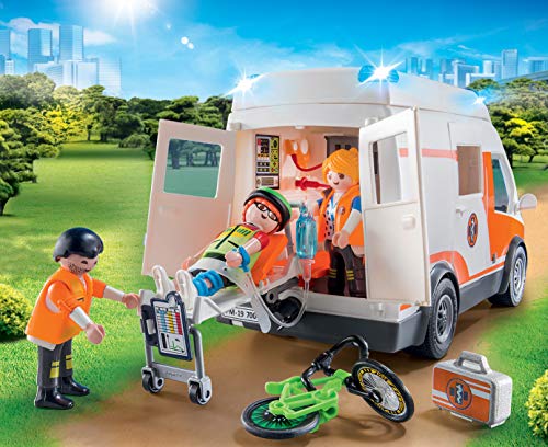 PLAYMOBIL City Life 70049 Rettungswagen mit Licht und Sound, Ab 4 Jahren – Bild 5
