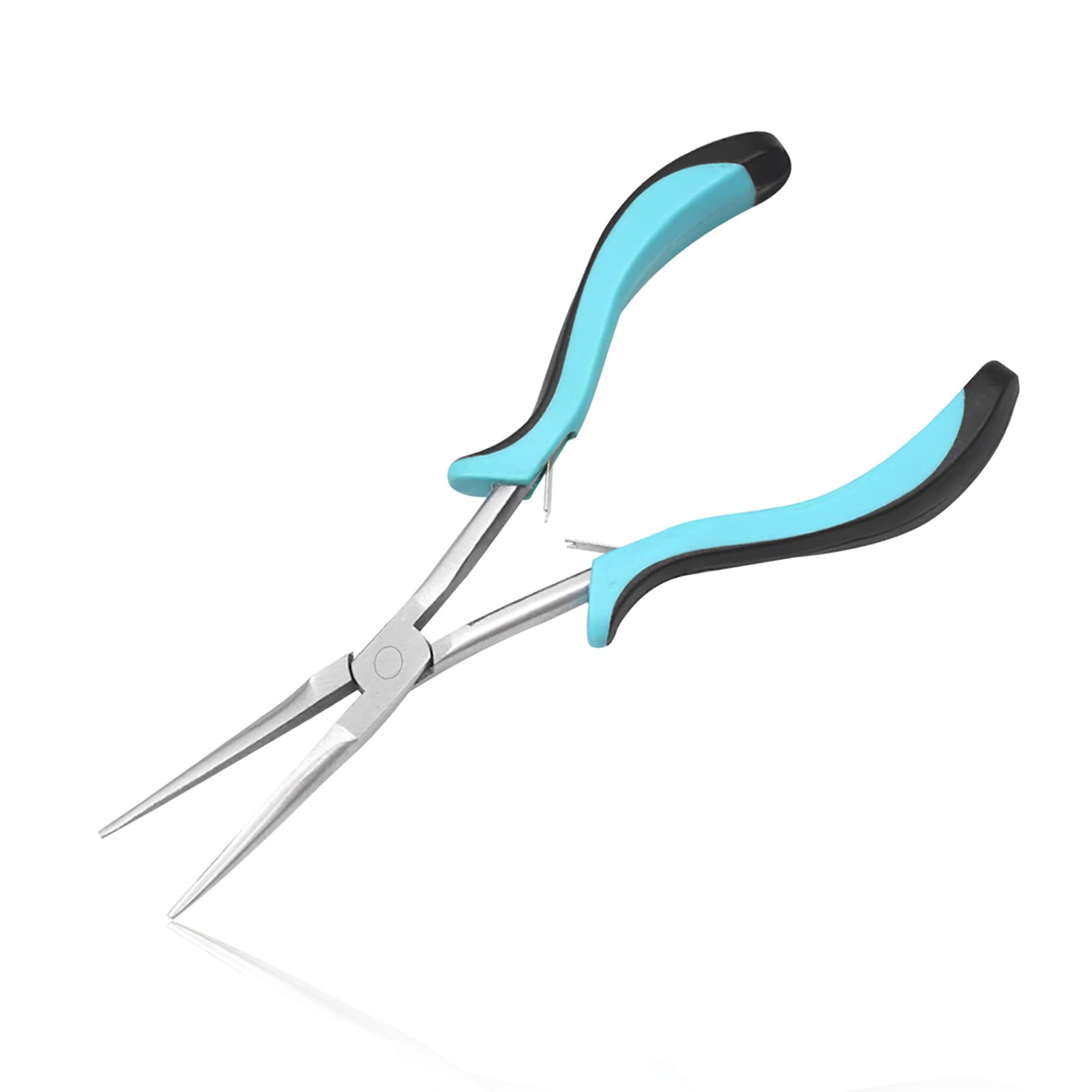 LEONTOOL Mini Long Reach Needle Nose Pliers 7 Inches Long Nose Pliers Wire Handicraft Repair Tool for Jewelry Making Bending Delicate Difficult-to-Reach Pieces