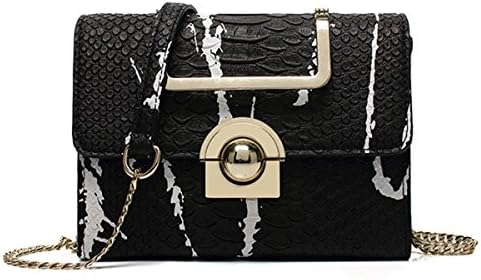 Hologram Snake Skin Leather Shoulder Bag Crossbody Bag Purse for Women
