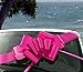 Large Fuchsia Pink Car Bow - 23
