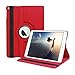 SYNTAK iPad 9.7 2018 / 2017 Case,360 Degree Rotating Stand Folio Case Heavy Duty PU Leather Impact Resistant Full Body Protective Cover for Apple iPad 9.7 inch
